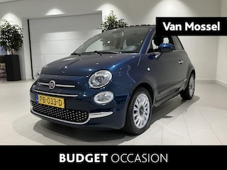 Fiat 500 0.9 TwinAir Turbo Lounge 80 PK | Panoramadak | Bluetooth | Airco | Navigatie | ECO-Mode | Multifunctioneel Stuurwiel | Elektrische Ramen | USB | AUX | Armsteun Voorin |