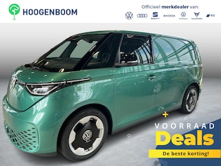Volkswagen ID. Buzz Bedrijfswagens Anniversary Edition Elektromotor 250 kW (340 pk) | Elektrische schuifdeur rechts | Open en close plus pakket | DAB+ | Achteruitrijcamera | Achterlichten LED | Bijrijdersstoel in plaats van bijrijdersbank inclusief ISOFIX |