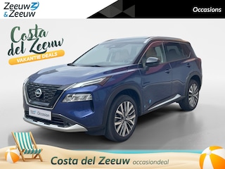 Nissan X-Trail 1.5 e-Power Tekna Plus |Schuif-kanteldak| Lederen bekleding| Stoelverwarming V+A| Stuurwielverwarming| Head up display| Elektrisch verstelbare voorstoelen met geheugen|