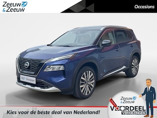 Nissan X-Trail 1.5 e-Power Tekna Plus |Schuif-kanteldak| Lederen bekleding| Stoelverwarming V+A| Stuurwielverwarming| Head up display| Elektrisch verstelbare voorstoelen met geheugen|