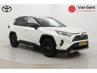 Toyota RAV4 2.5 Hybrid Bi-Tone | Trekhaak | Leder | Apple Carplay / Android Auto | Stoelverwarming | Adaptive Cruise Control | Climate Control | Elektrische achterklep | Parkeersensoren voor/achter