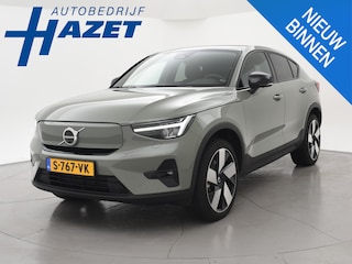 Volvo C40 RECHARGE TWIN ULTIMATE 78 kWh 408 PK SAGE GREEN + ELEK. TREKHAAK | 20 INCH | PANORAMA | PILOT ASSIST | ACC | HK