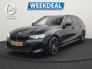 BMW 3-serie Touring 330e M Sport Facelift Model Plug In Hybrid 292pk Dealer O.H PHEV | Widescreen Navi | Adaptive Cruise | Alcantara Sportstoelen Memory & Verwarmd | Camera | Sfeerverlichting | Apple Carplay | Blis | Keyless | DAB |