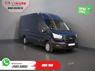 Ford Transit 350 2.0 TDCI 170 pk Aut. Jumbo L4H3 RWD BPM VRIJ! 270 Gr. Deuren/ Climate/ Betimmerd/ Camera/ Carplay/ Cruise/ PDC