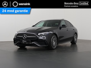 Mercedes-Benz C-klasse 180 Star Edtion AMG-line | AMG Pakket | Panoramadak | Elektrische Stoelen met Memory | Sfeerverlichting | 360 Camera | Dodehoek Detectie |