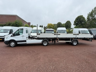 Ford Transit BE Combinatie Trekker + EVT Oplegger Bunk Trailer Vlak / Plat