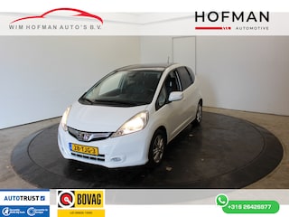 Honda Jazz 1.4 Hybr Exclusive Camera Trekh Leder Pano Dealer onderhouden