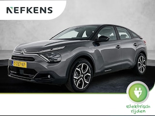 Citroën C4 EV Feel Pack 50 kWh 136pk | Lage kilometerstand! | Navigatie | Achteruitrijcamera | Climate Control | Cruise Control | Parkeersensoren | Winterpakket | Led koplampen | Apple Carplay / Android Auto | Bluetooth | DAB+ radio | Armsteun | Comfortstoelen | 18" lichtmetalen velgen |