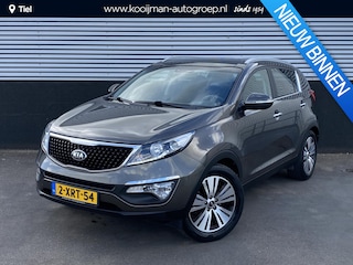 Kia Sportage 2.0 BusinessPlusLine Automaat, Panoramisch schuif-/ kanteldak, trekhaak, Volledig Dealeronderhouden, parkeersensoren, achteruitrij camera, cruise control, lage KM stand, automaat!