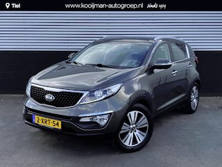 Kia Sportage 2.0 BusinessPlusLine Automaat, Panoramisch schuif-/ kanteldak, trekhaak, Volledig Dealeronderhouden, parkeersensoren, achteruitrij camera, cruise control, lage KM stand, automaat!