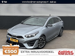 Kia ProCeed 1.5 T-GDi GT-Line Automaat, Schuif/kanteldak, Stoelverwarming- & Stuurwiel verwarmd, Dodehoekdetectie, PDC, LED, BTW-auto, 1e eign.