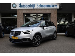 Opel Crossland X 1.2 Turbo Ultimate TREKHAAK PANO LEER STOEL/STUURVERW. CARPLAY CAMERA CLIMA CRUISE NAVI 2XPDC 17''LMV