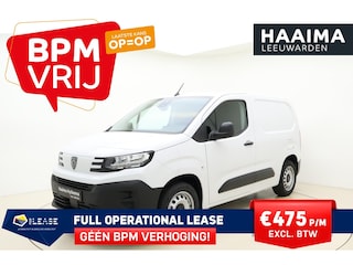 Peugeot Partner 1.5 BlueHDi 130 EAT8 S&S L1 130 PK | Automaat | UIT VOORRAAD LEVERBAAR | Airco | Cruise Control | Laadvloer| Apple Carplay | 2-zits | Camera | Stuurwielbediening