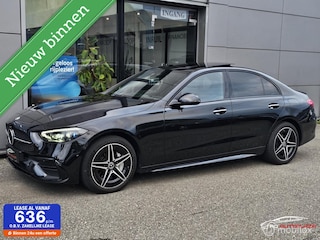 Mercedes-Benz C-klasse 300 e AMG Line Panorama/360/HUD/Stoelventilatie/Leder