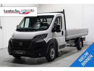 Fiat Ducato 2.2 MJet 140 pk L4 Pick Up / Open Laadbak va 429,- p/mnd, Airco, Cruise Control, 3-Zits, LxBxH 420x202x40 cm Nieuw