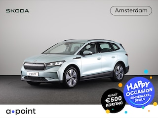 Skoda Enyaq iV 60 180 pk | Navigatie | Parkeersensoren | Achteruitrijcamera | LED koplampen | Lederen/stof bekleding |