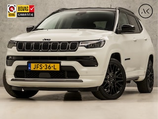 Jeep Compass 4xe 240 Plug-in Hybrid Electric S Sport 240Pk Automaat (VIRTUAL COCKPIT, APPLE CARPLAY, GROOT NAVI, LEDER, CAMERA, SPORTSTOELEN, ADAPTIVE CRUISE, KEYLESS, STOELVERWARMING, NIEUWSTAAT)