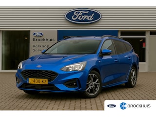 Ford Focus Wagon 1.0EB ST Line X | NL-AUTO! | TREKHAAK | CAMERA | LANE ASSIST | PARK SENS. V+A | LED | NAVI | CLIMA | PRACHTIGE STAAT!
