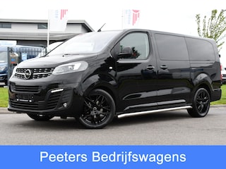 Opel Vivaro 2.0 CDTI L3H1 DC Black Edition Camera, Cruise, Carplay, 177pk, Leder, Automaat, 2 x Schuifdeur, Sensoren, Xenon, Uniek!