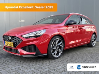 Hyundai i30 Wagon 1.5 T-GDi 160pk N-Line Automaat | Leder | Camera | Climate | Keyless | Full - Led | Navigatie | Alcantara | 18" Lichtmetaa