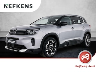 Citroën C5 Aircross SUV Plus 130pk | Navigatie | Achteruitrijcamera | Climate Control | Adaptieve Cruise Control | Parkeersensoren v+a | Keyless | Dodehoeksensor | Half lederen comfortstoelen | Led koplampen | Apple Carplay / Android Auto | Bluetooth | DAB+ radio | Donker getint glas | 18" lichtmetalen velgen |