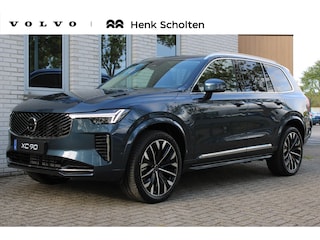 Volvo XC90 2.0 T8 Plug-in hybrid AWD Ultra Bright Denim Blue | Nappa leder met ventilatie Charcoal | Bowers & Wilkins audio | Getint en gelamineerd glas | Luchtvering met FOUR-C | Google navigatie | Massage functie voorstoelen