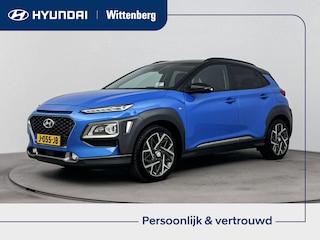 Hyundai Kona 1.6 GDI HEV PREMIUM | TWO TONE | NAVI | CLIMA | CRUISE | CAMERA | 18'' LM VELGEN | LEDER | TREKHAAK |