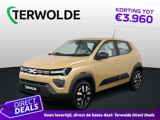 Dacia Spring Expression 65 26.8 kWh | DC Lader | Cruise Control met snelheidsbegrenzer | ISOFIX-bevestigingssysteem voor kinderzitjes op de buitenste zitplaatsen achter | Parkeersensoren achter met sonische weergave