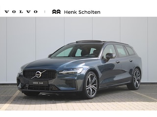 Volvo V60 T6 340PK Recharge AWD R-Design | Adaptive Cruise & Pilot Assist | Schuif-/kanteldak | Premium audio by Harman Kardon | Elektrische voorstoelen met geheugen | Verwarmbare voorstoelen + stuurwiel | 360 Parkeercamera | Park Assist voor + achter | Head-Up Display | Adaptieve bochtverlichting | Apple CarPlay/Android Auto | 19" Lichtmetalen wielen