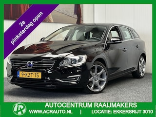 Volvo V60 2.4 D6 AWD PLUG- IN HYBRID SUMMUM NAVIGATIE CRUISE CONTROL CLIMATE CONTROL  LEDER STOELVERWARMING BLUETOOTH TELEFOON MULTIMEDIA VOORBEREIDING KEYLESS GO PDC AFN. TREKHAAK ZEER MOOI !! 3010