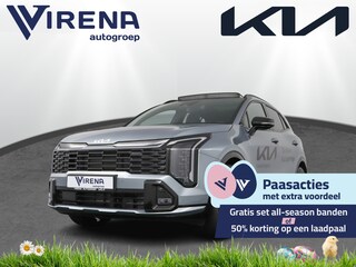 Kia Sportage 1.6 T-GDi Hybrid GT-Line - Stoel/stuur verwarming - Schuif/kanteldak - LED verlichting - Head up Display - Keyless entry/start - 18'' lichtmetalen velgen - Fabrieksgarantie tot 09-2032
