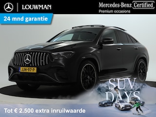 Mercedes-Benz GLE Coupé AMG 53 Hybrid 4MATIC+ Trekhaak | Panorama Schuif-Kanteldak | Burmester® | 22 Inch AMG Velgen | Memory Voorstoelen | 360°-Camera. Inclusief 24 maanden MB Certified garantie voor Europa.