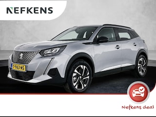 Peugeot 2008 EV Allure Pack 50 kWh 136PK | Navigatie via Apple Carplay/Android Auto | Accu 100% | Achteruitrijcamera | Parkeersensoren Achter | LED Koplampen | Keyless Start | Lederen Stuurwiel | Climate Control | Cruise Control | 17" Lichtmetalen Velgen |