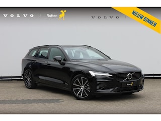 Volvo V60 T6 350PK Autm. Plug-in hybrid AWD Plus Dark Long Range / Google infotainment / Semi elekrisch wegklapbare trekhaak / Verwarmbare voorruit / Elektrisch bedienbare voorstoelen met geheugen / Verwarmbare voorstoelen