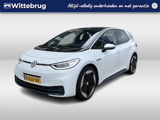 Volkswagen ID.3 First Max 58 kWh / WARMTEPOMP/ PANO/ CAMERA/ PARK. SENSOREN/ IQ. LIGHT/ HEAD-UP DISPLAY/ ERGO ACTIVE/ KEYLESS/ STOEL-STUURVERWARM./ ADAPT. CRUISE/ APP CONNECT/ NAVI/ CLIMA/ DAB/ 20" LMV