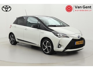 Toyota Yaris 1.5 Hybrid Executive | Panoramadak | Fietsensteun | Leder | Navigatie | Stoelverwarming | Parkeersensoren voor/achter | Premium audio | Keyless | Cruise Control | Clima | 16 inch | Camera | Bluetooth