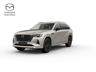 Mazda CX-80 e-Skyactiv PHEV 327 Homura Plus | 12,3-inch TFT-kleurendisplay met bediening via centrale HMI Commander, touchscreen (voor Apple CarPlay / Android Auto™) of voice control | 12,3-inch digitale meterset | 20-inch lichtmetalen velgen, Black