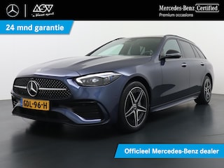 Mercedes-Benz C-klasse Estate 300 e Star Edition AMG Line AMG Line, Panoramadak, Trekhaak, Nightpakket, Alarm, Parkeerpakket, Digital Light, Smartphone integratie
