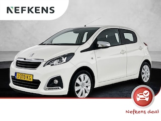 Peugeot 108 1.0 Style 72pk | Dealer Onderhouden | Airco | Bluetooth | DAB Ontvanger | Getint Glas Achter | Lederen Stuurwiel | Begrenzer |