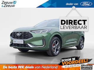 Ford Kuga 2.5 PHEV ST-Line X Nieuw te bestellen | Winterpack | El. Trekhaak | 18" Lichtmetaal | 360Camera | Adaptive Cruisecontrol | El. Achterklep | El. bestuurdersstoel + geheugen | Matrix Ledkoplampen | Halfleer bekeleed | B&O Audio |