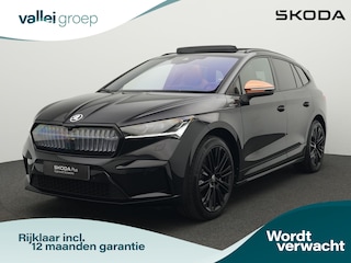 Skoda Enyaq iV 80X 265 pk Founders Edition Black 82 kWh | 4X4 | Panoramadak | Trekhaak | Warmtepomp | Head Up Display | Standkachel | 21 inch
