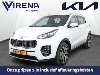 Kia Sportage 1.6 T-GDI 4WD GT-PlusLine - Airco - Cruise Control - Climate Control - Dodehoek Detectie - Lederen Bekleding - Navigatie - Stoel/Stuur Verwarming - 12 Maanden BOVAG Garantie