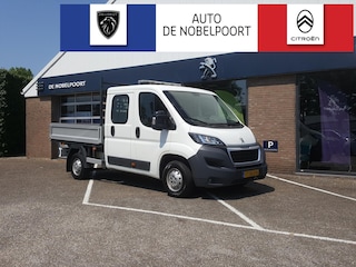 Peugeot Boxer CHASSISDUBBELCABINE 3500KG 2.2HDI-130PK Dubbele cabine 7Persoons | open laadbak | AIRCO | TREKHAAK | BLUETOOTH | RADIO & CD-SPELER