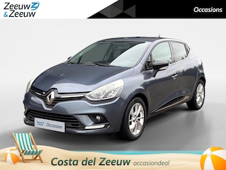 Renault Clio 90PK TCe Limited | 1e eigenaar | Parkeersensoren | Airco | Navi | Cruise Control | Lichtmetalen Velgen | Bluetooth | Privacy Glass | Armsteun |