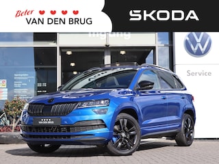 Skoda Karoq 1.5 TSI 150 pk DSG ACT Sportline Business | Trekhaak | Panorama Dak | Canton | Camera | Navigatie | ACC | LED | Stoel + Achterbank verwarming | Standkachel | Elektrische Klep | SmartLink |