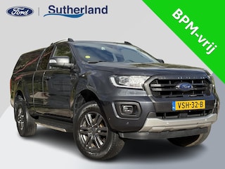Ford Ranger 2.0 EcoBlue Wildtrak Supercab 214pk Automaat | 3.500kg Trekgewicht | Dichte Opbouw | Lederen Bekleding | Adaptieve Cruise | Dealer onderhouden