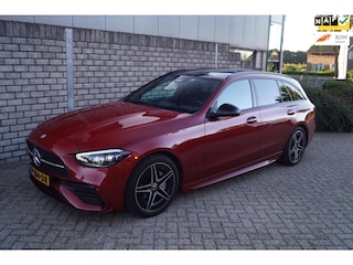 Mercedes-Benz C-klasse Estate 200 Launch Edition AMG Line Autom Panodak Leder/Alcantara Navi Camera Head-Up Laser-LED ENZ NL Auto.