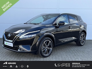 Nissan Qashqai 1.3 MHEV Xtronic Tekna Plus airco (automatisch)/ Apple Carplay/Android Auto/ luxe lederen bekleding/ voorstoelen verwarmd/