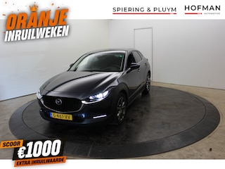 Mazda CX-30 2.0 e-SkyActiv-X M Hybrid Luxury 360º Cam Leer El-Aklep + Stoelen Navi Dhoek Detectie