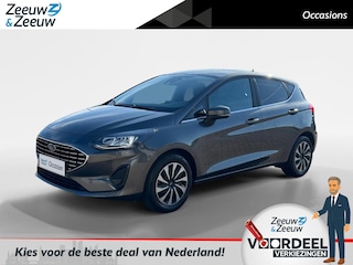 Ford Fiesta 1.0 EcoBoost Titanium | Zeer nette auto | Navigatie via carplay | Winter pack | Cruise control | Airco | Parkeersensoren achter | Privacy glas |